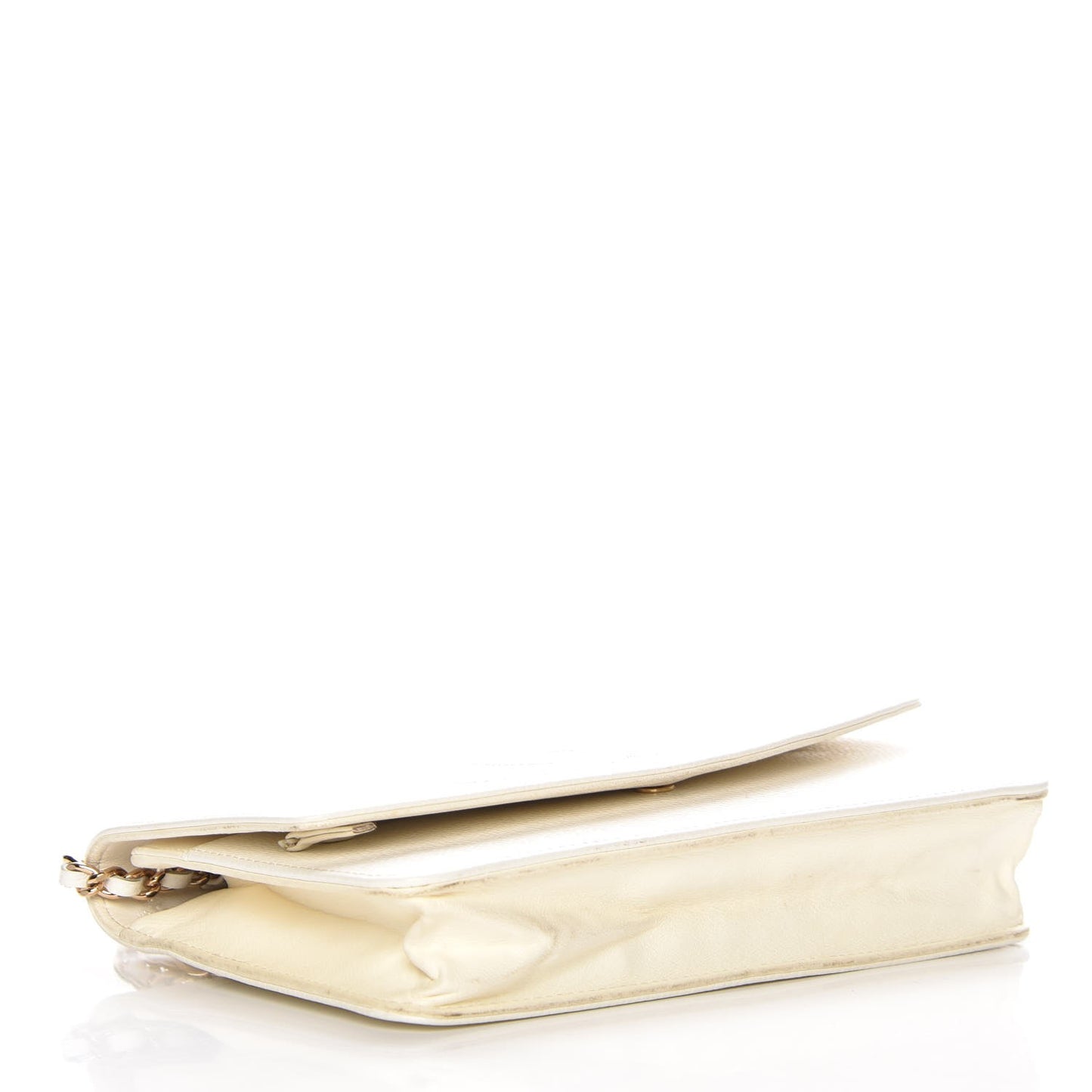 Caviar Timeless CC Wallet on Chain WOC White