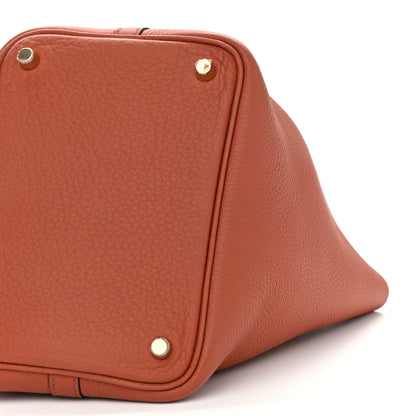 Hermes Taurillon Clemence Picotin Lock 18 PM Cuivre 10 of 11