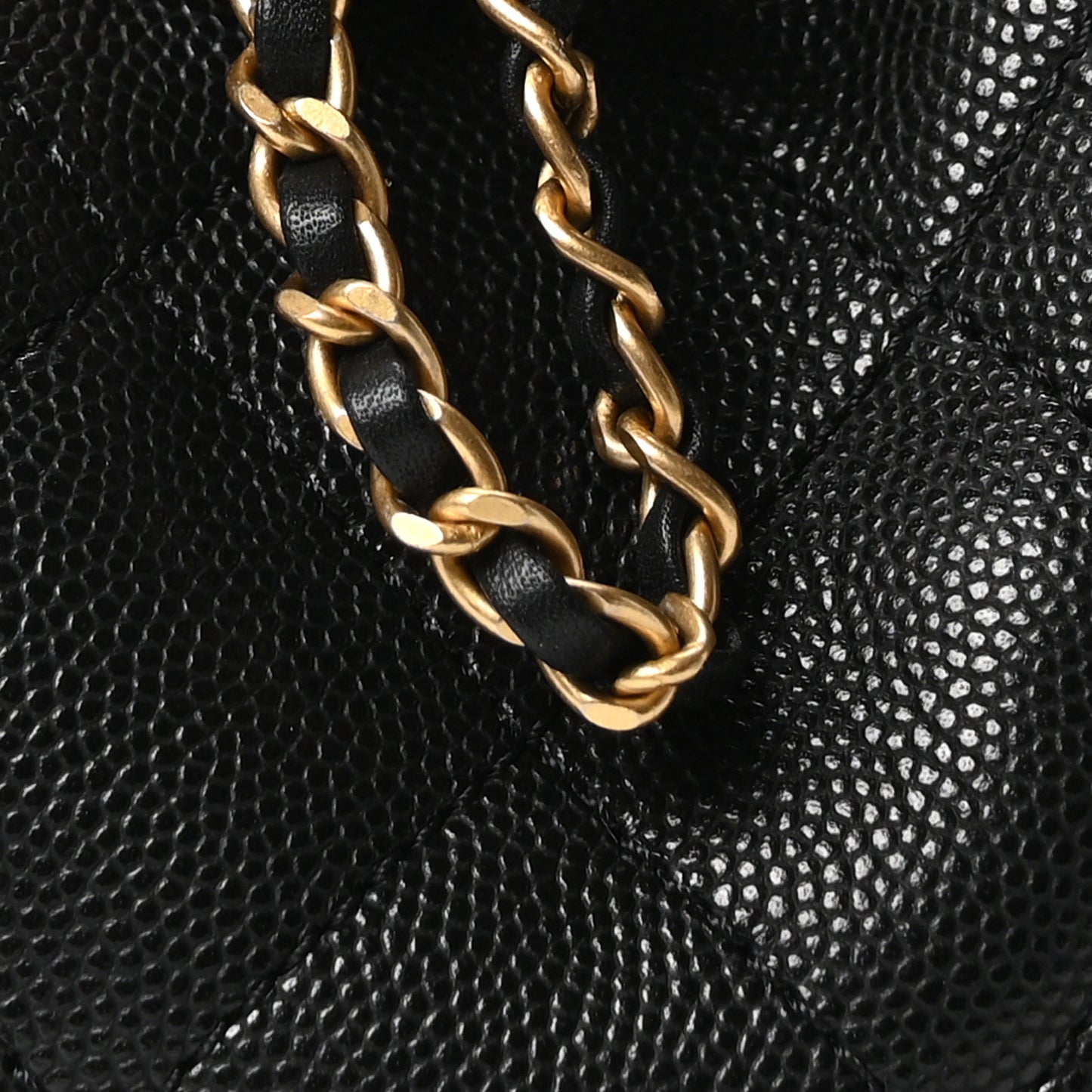 Caviar Quilted Mini Chanel 25 Handbag Black