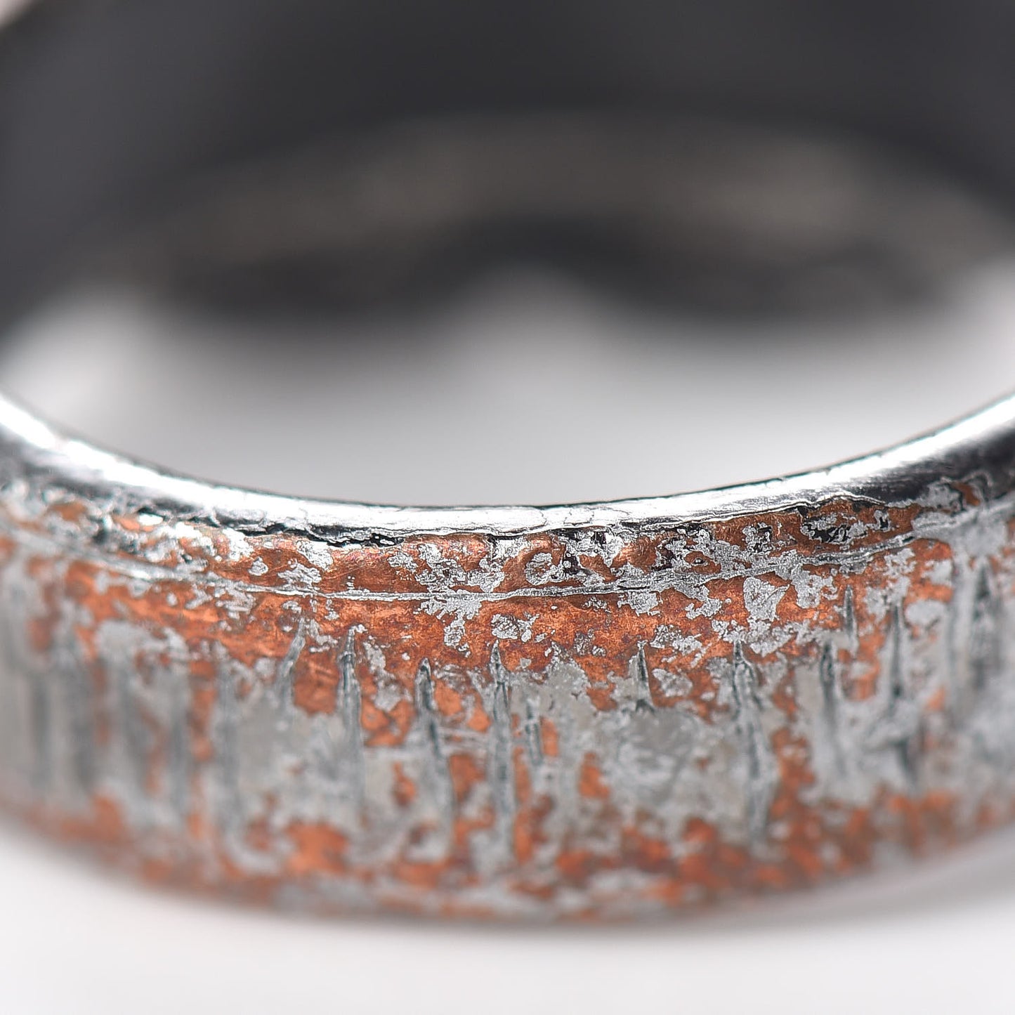 Ruthenium Crystal CC Ring 5.5 Black