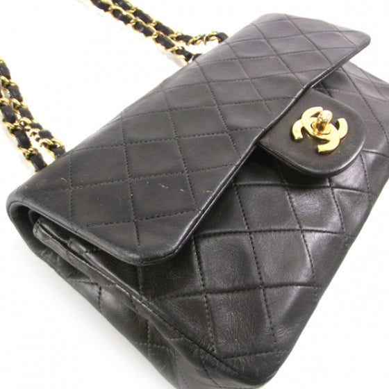Chanel Vintage Lambskin Double Medium Flap Bag 7 of 12