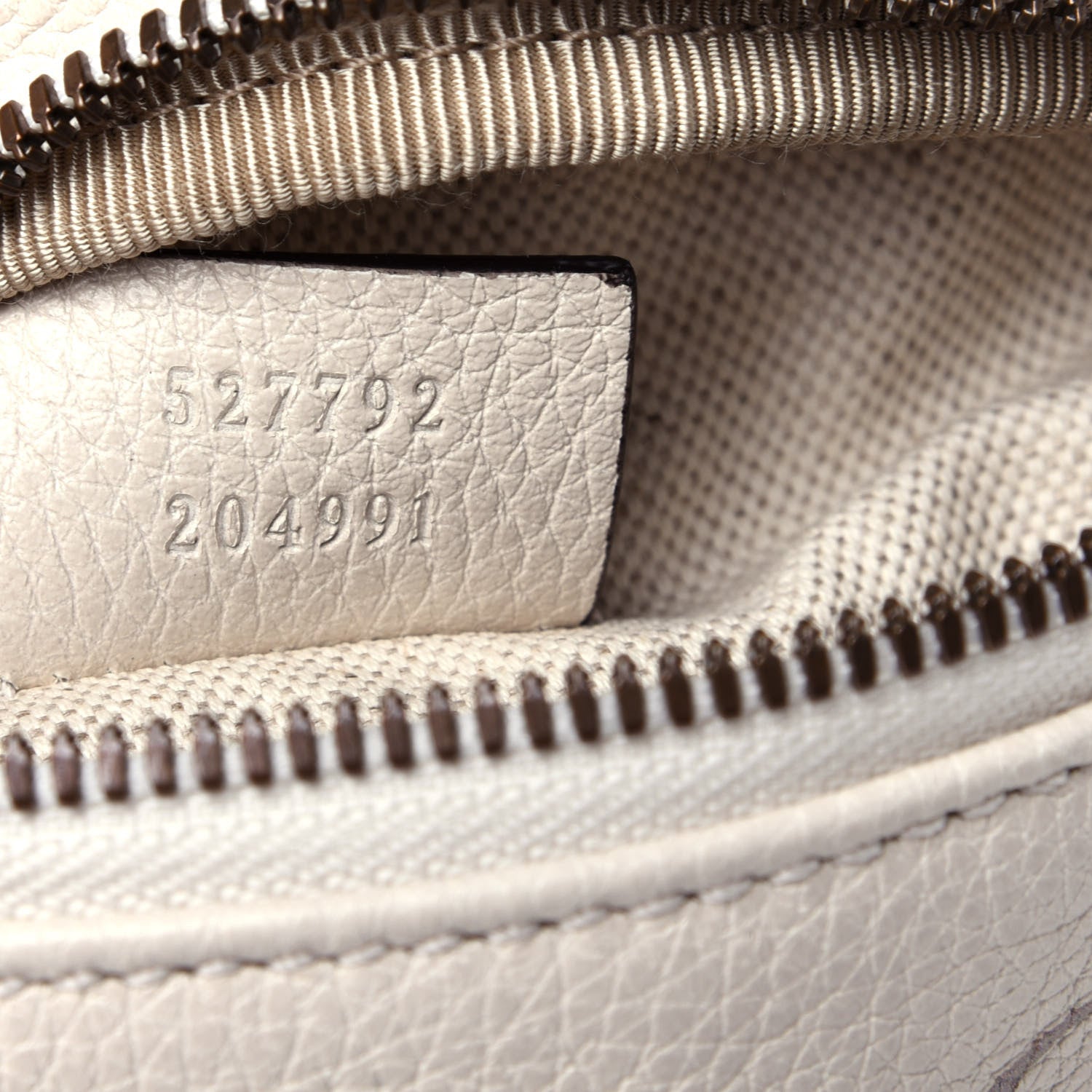 Gucci Grained Calfskin Small Logo Belt Bag White 7 of 11