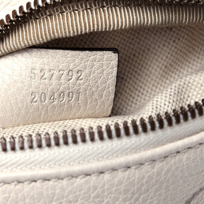 Gucci Grained Calfskin Small Logo Belt Bag White 7 of 11