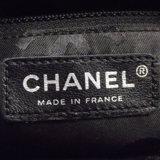 Chanel Calfskin Quilted Medium Cambon Tote Beige Black 9 of 13