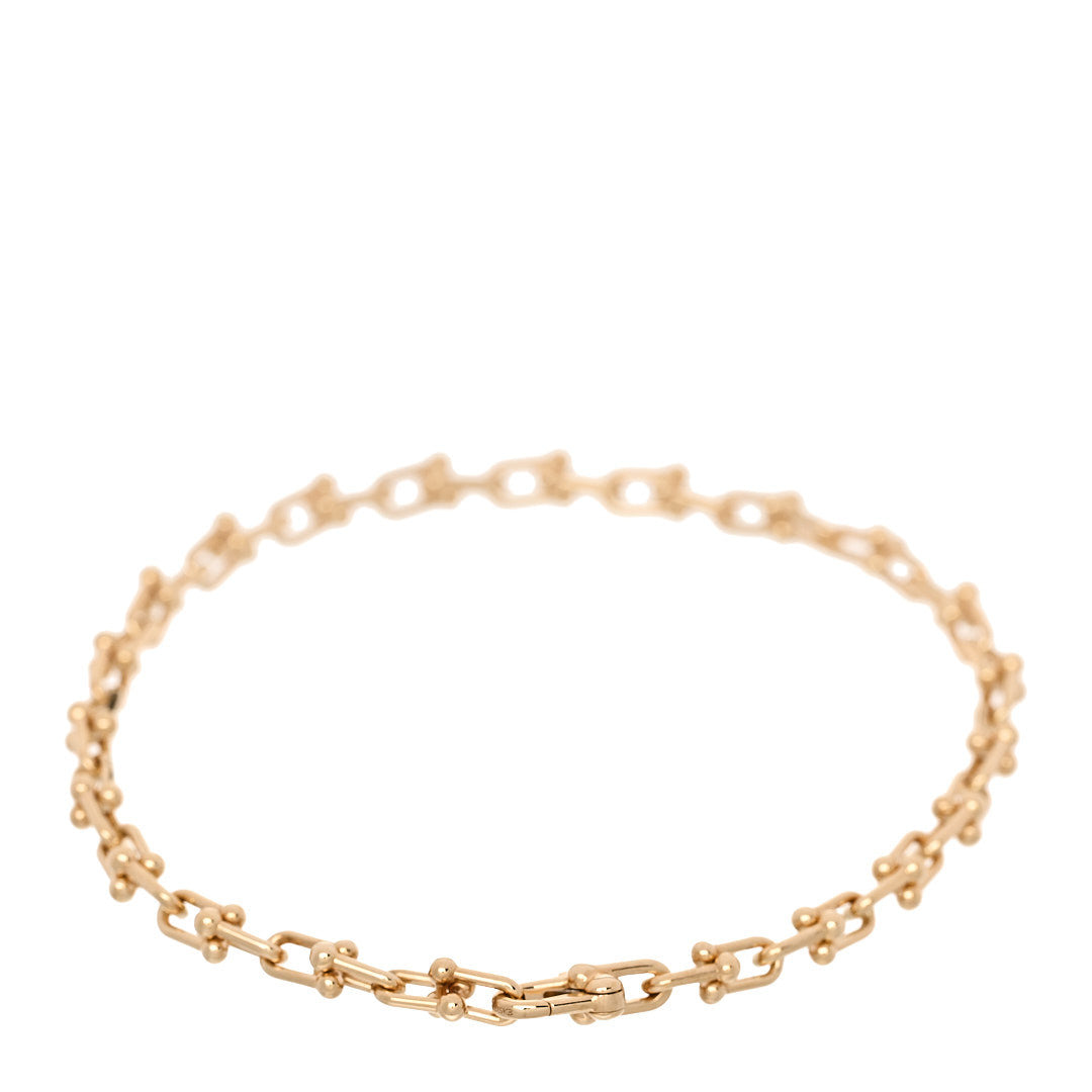 Tiffany 18K Yellow Gold Micro HardWear Link Bracelet 2 of 4