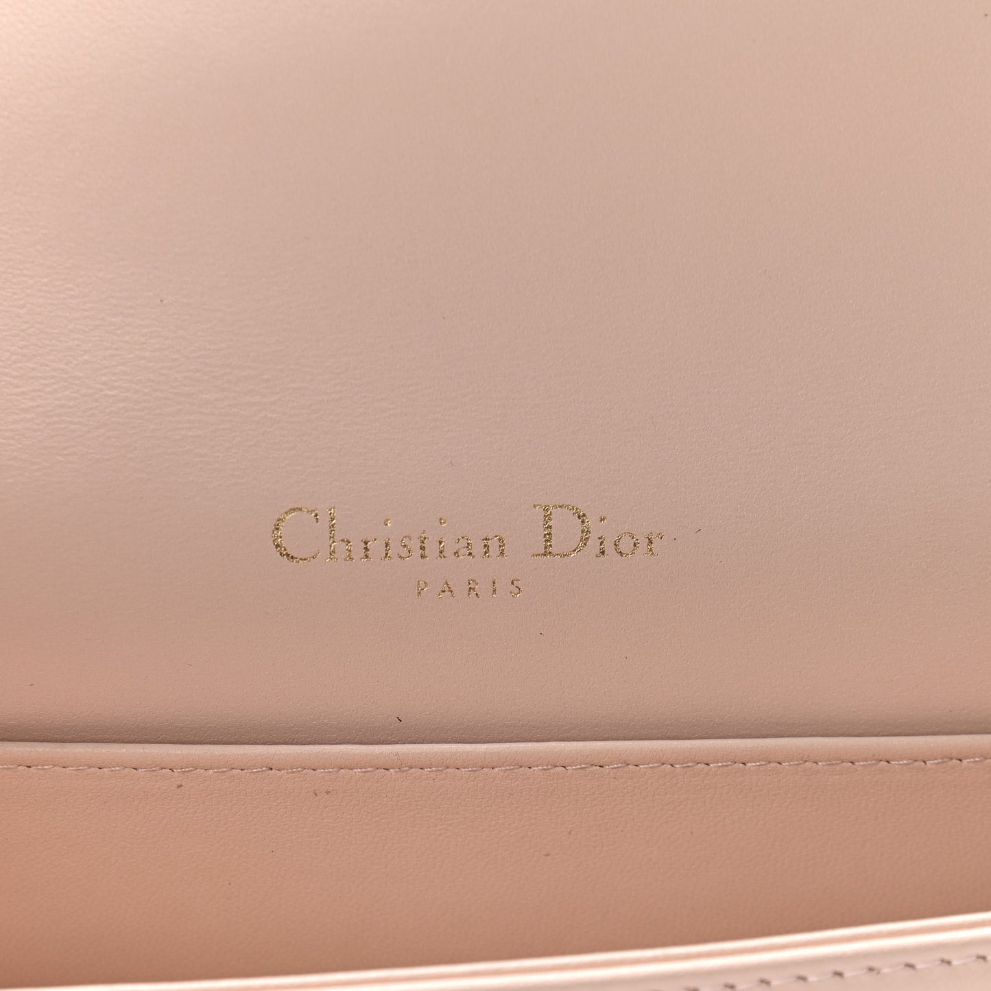 Lambskin Cannage Lady Dior Convertible Clutch Pink