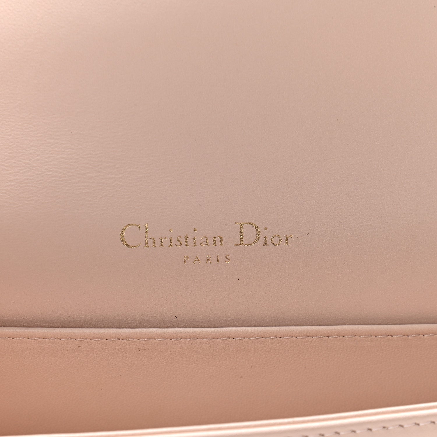 Christian Dior Lambskin Cannage Lady Dior Convertible Clutch Pink 9 of 10