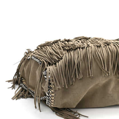 Stella McCartney Eco Suede Fringe Big Falabella Tote Taupe 11 of 14