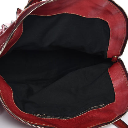 Chloe Calfskin Edith Dome Bowler Red 5 of 12