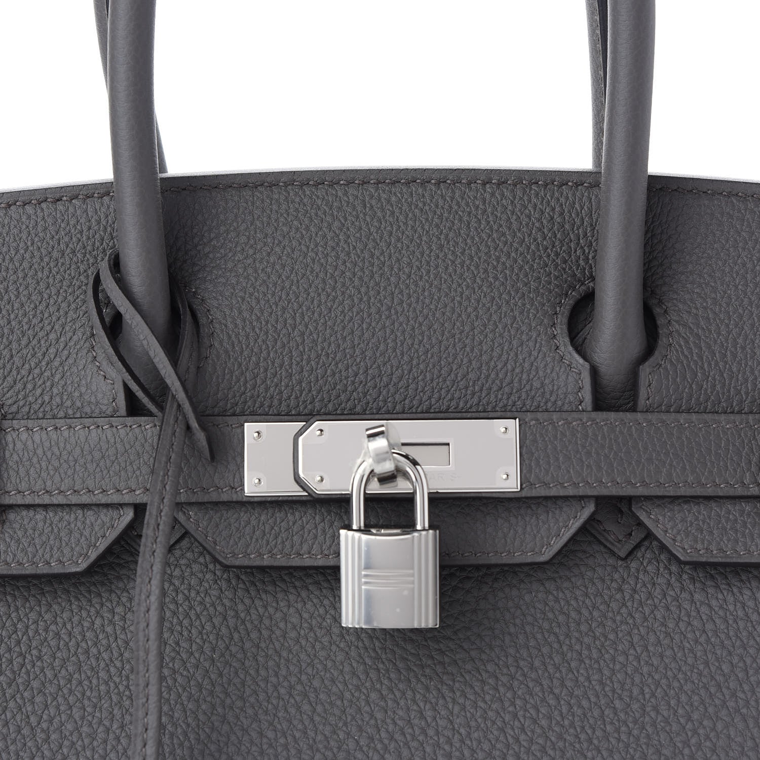 Hermes Togo Birkin 30 Etain 4 of 11