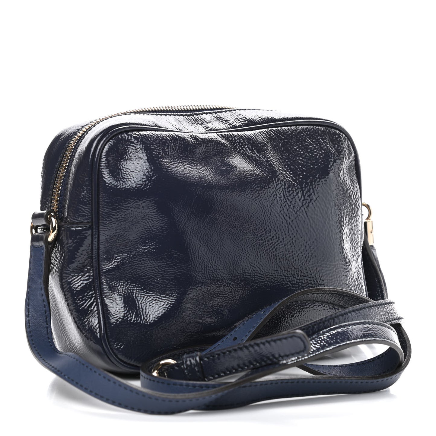 Vernice Naplack Small Soho Disco Bag Uniform Blue