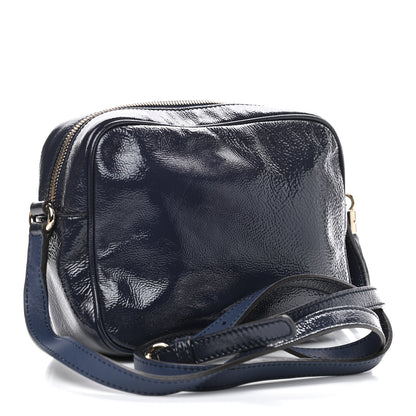 Gucci Vernice Naplack Small Soho Disco Bag Uniform Blue 3 of 10