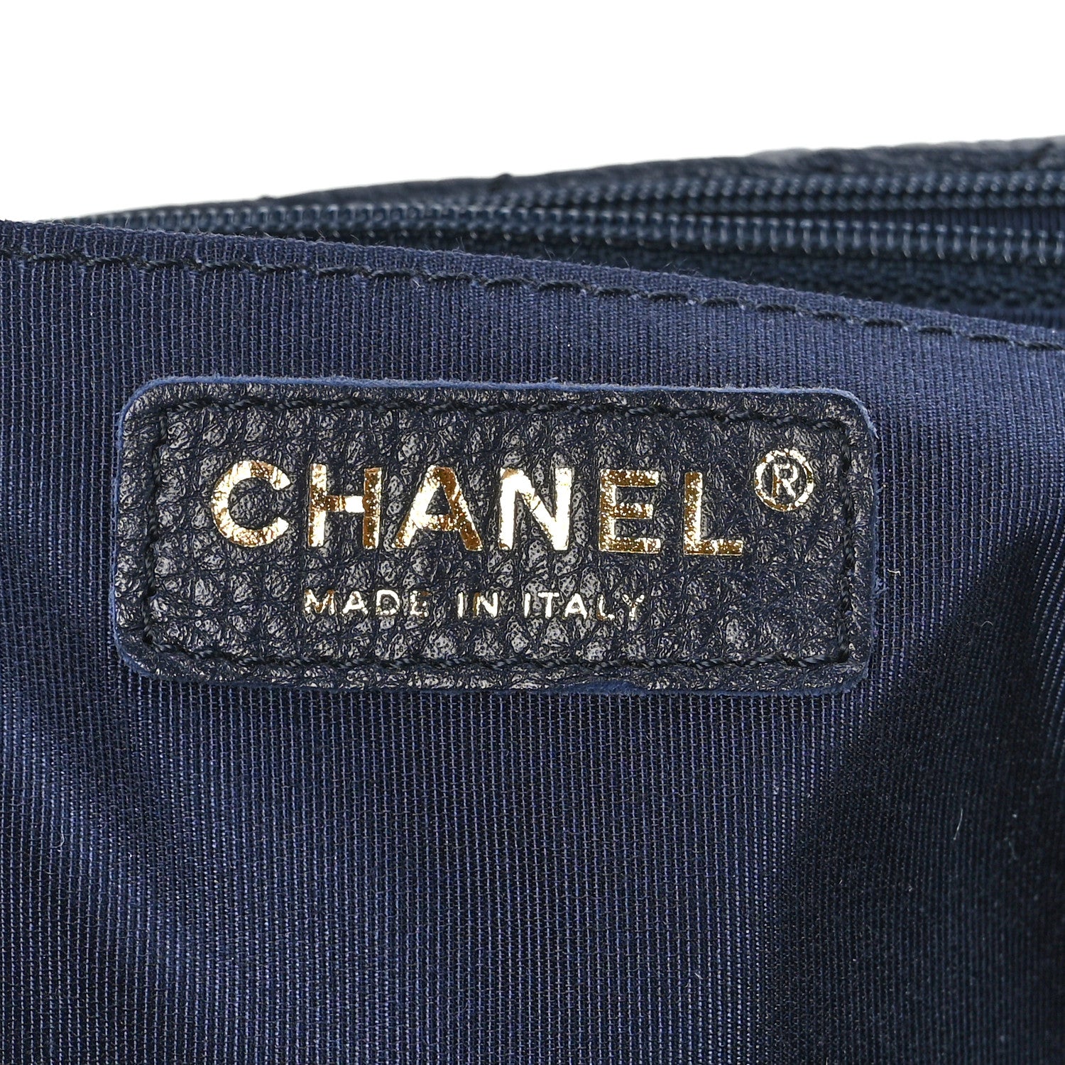 Chanel Calfskin Quilted Small XXL Travel Flap Bag Navy 6 of 9