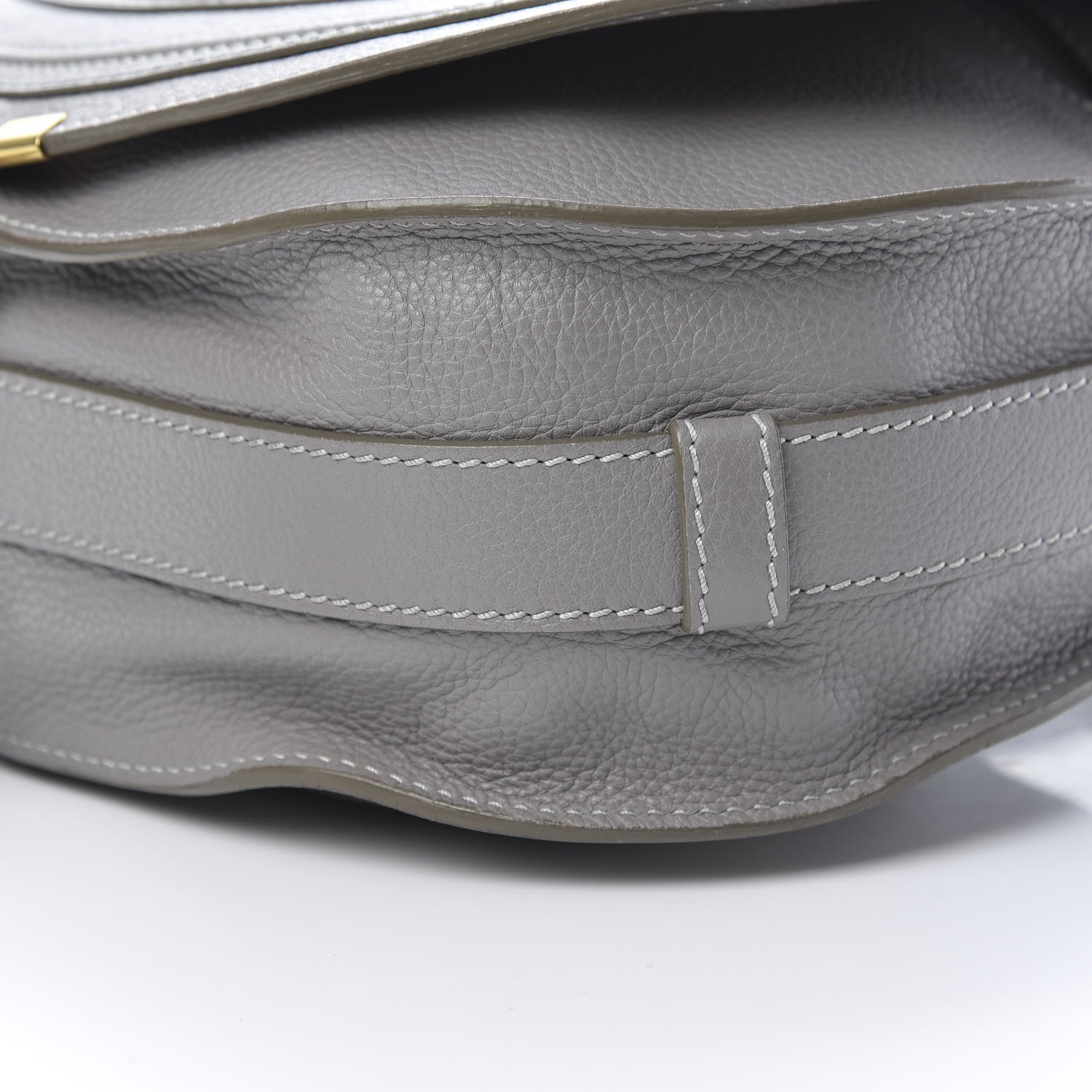 Chloe Calfskin Medium Marcie Round Crossbody Bag Cashmere Grey 11 of 18