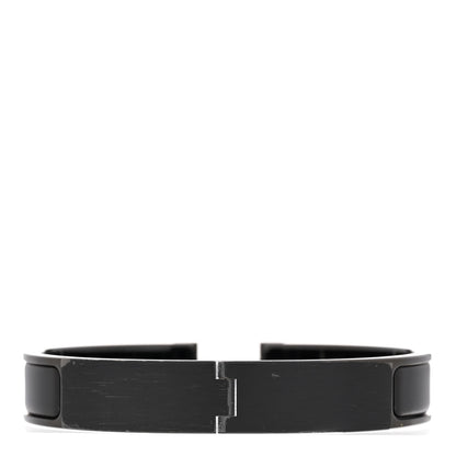 Hermes Matte Enamel Narrow Clic Clac HH Bracelet T5 So Black 3 of 5