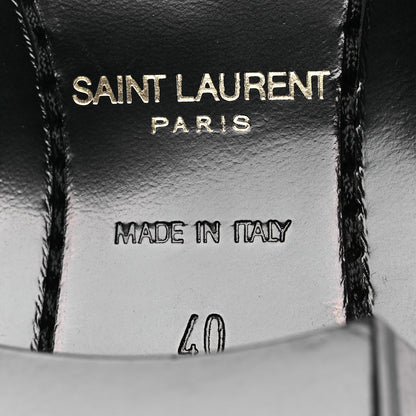 Saint Laurent Calfskin Mens Wyatt Marrakesh Harness Ankle Boots 40 Black 8 of 13