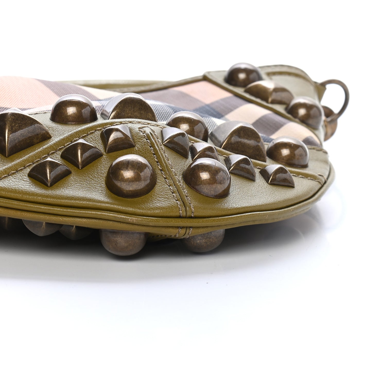 Nova Check Mega Stud Medium Alverton Hobo Green