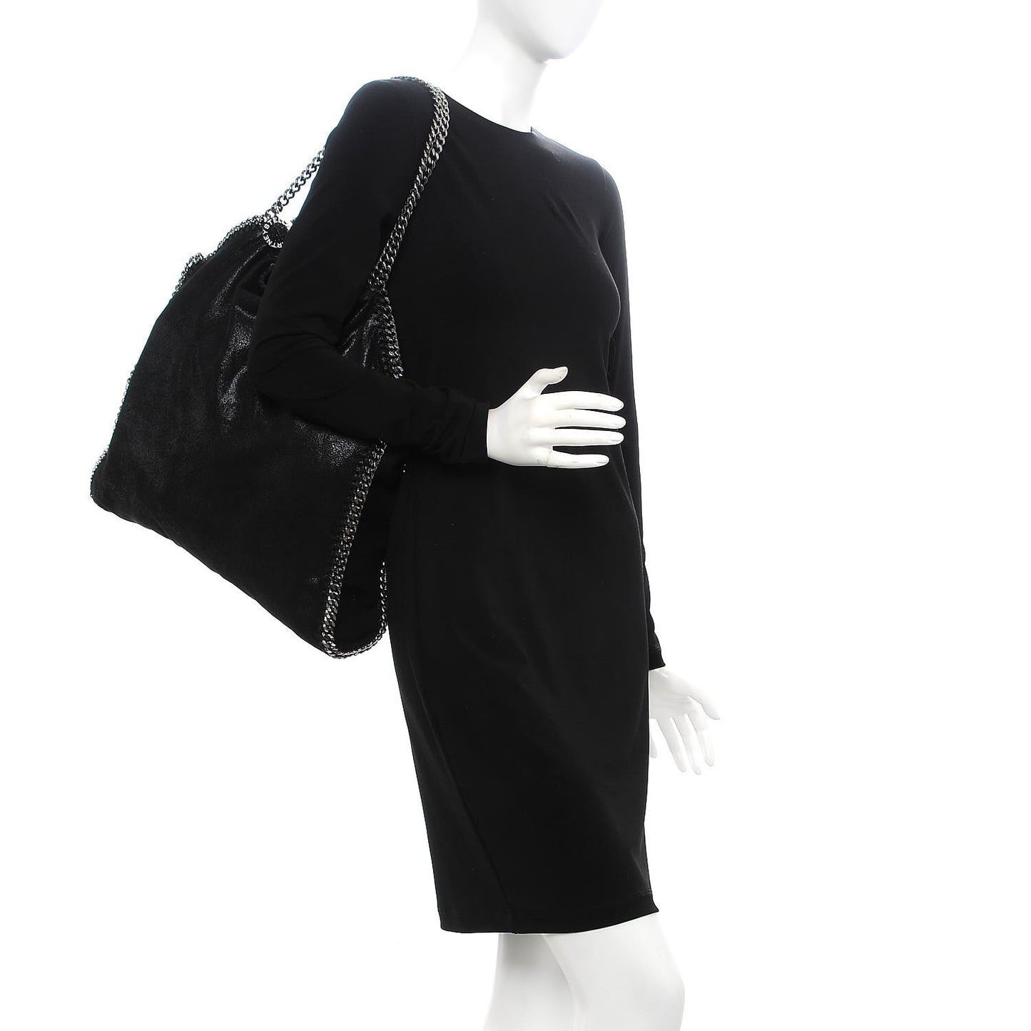 Shaggy Deer Big Falabella Tote Black