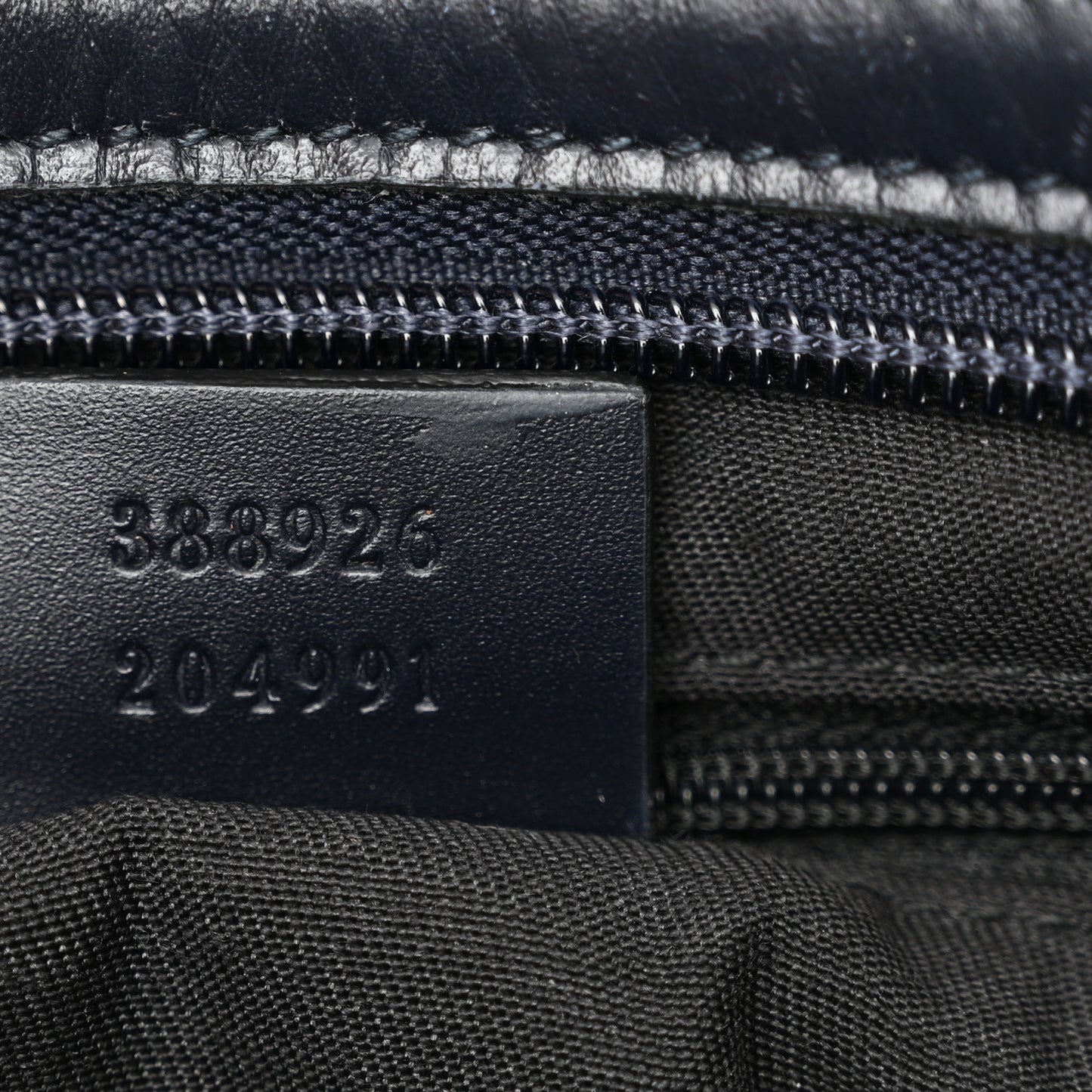 GG Supreme Monogram Web Flat Messenger Bag Navy