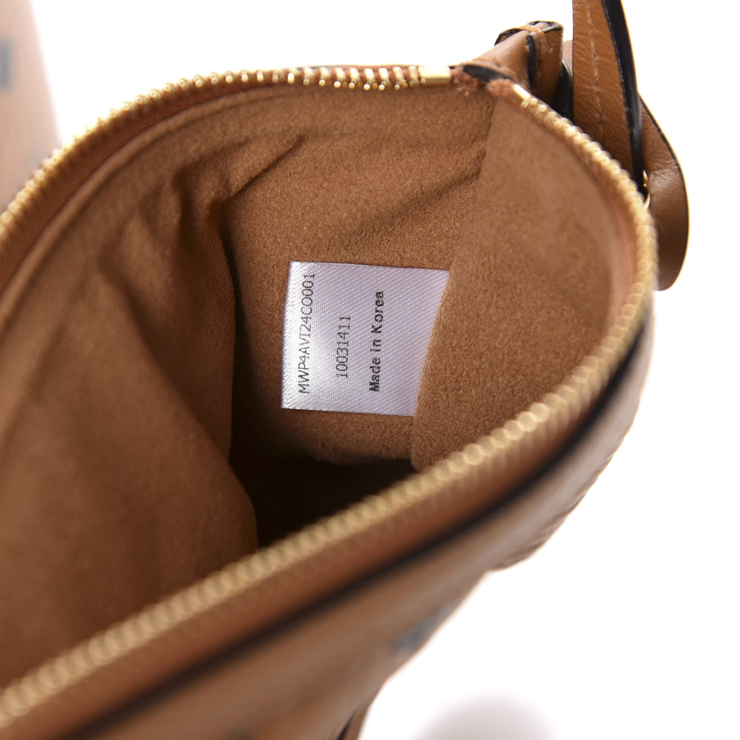 MCM Visetos Small Project Tote Cognac 11 of 13