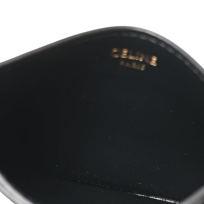 Celine Smooth Lambskin Triomphe Card Holder Black 5 of 7