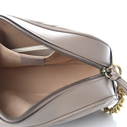 Gucci Calfskin Matelasse Small GG Marmont Chain Shoulder Bag Porcelain Rose 5 of 10