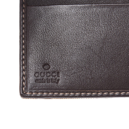 Gucci Crystal Monogram Hysteria French Wallet Dark Brown 6 of 11