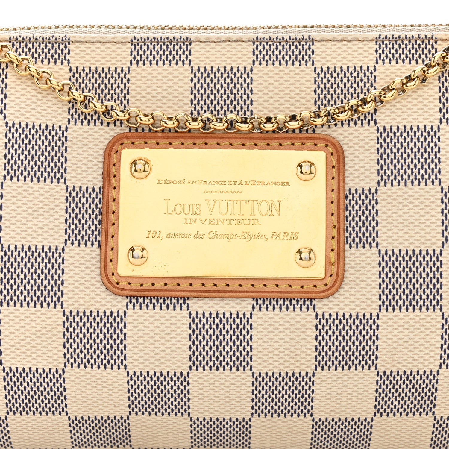 Louis Vuitton Damier Azur Eva Clutch 8 of 12