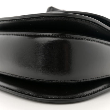 Gucci Boarded Dyana Lux Calfskin Web Monochrome Mini Bamboo 1947 Top Handle Bag Black 10 of 14