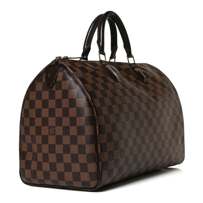 Louis Vuitton Damier Ebene Speedy 35 3 of 19