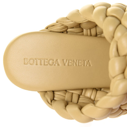 Bottega Veneta Nappa Twisted Padded Intrecciato Curve Slide Sandals 36 Tapioca 7 of 9