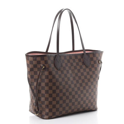 Louis Vuitton Damier Ebene Neo Neverfull MM Rose Ballerine 3 of 8
