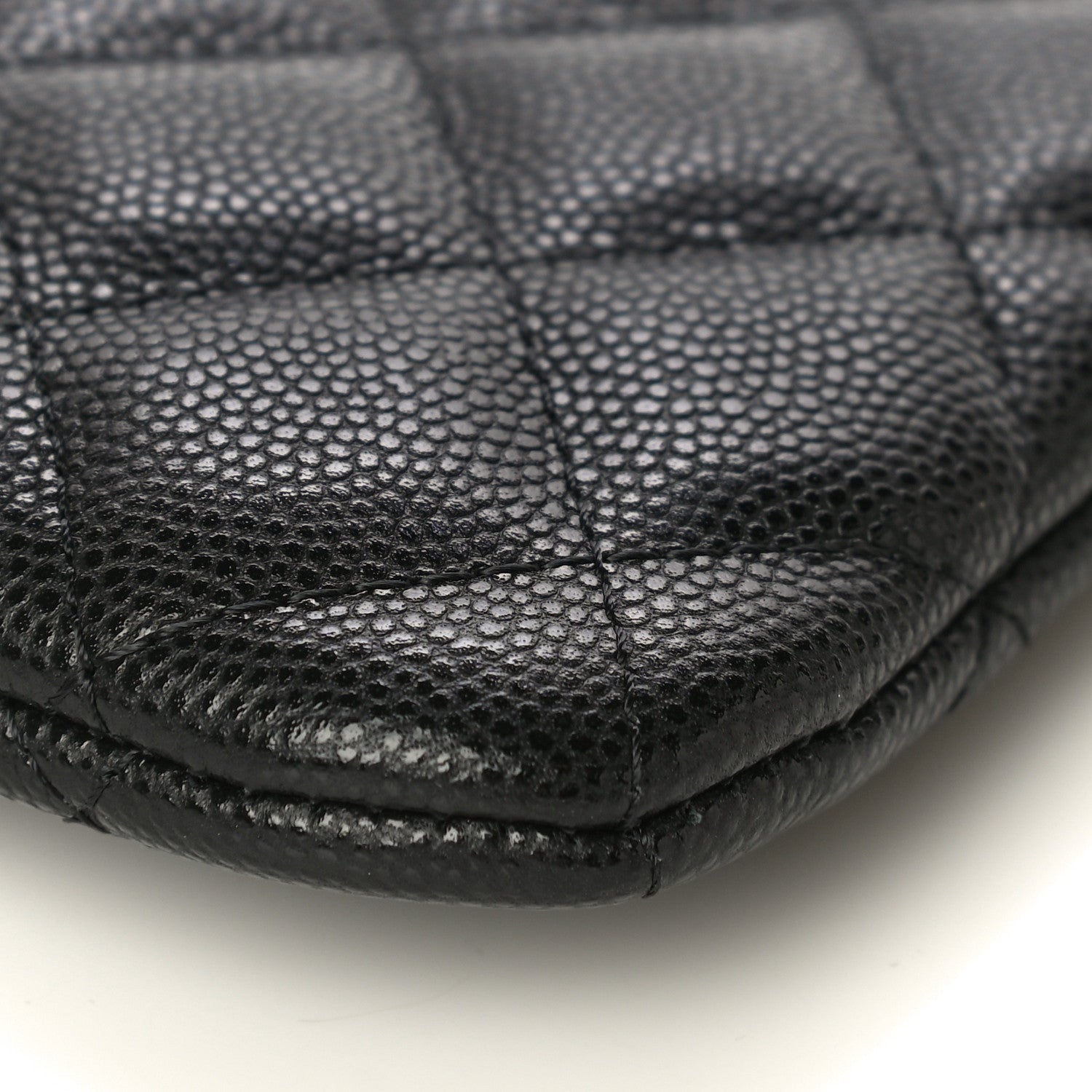 Chanel Caviar Quilted Small Cosmetic Case Black 10 of 10