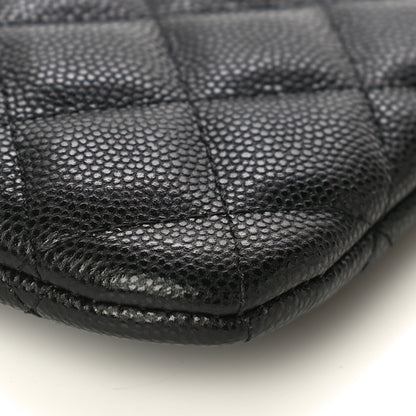 Chanel Caviar Quilted Small Cosmetic Case Black 10 of 10