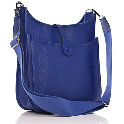 Hermes Epsom Evelyne III PM Bleu Electrique 3 of 13