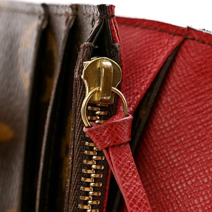 Louis Vuitton Monogram Emilie Wallet Rouge 12 of 12