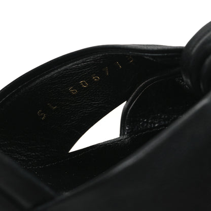 Saint Laurent Vendome Bianca 85 Platform Sandals 37 Black 9 of 10