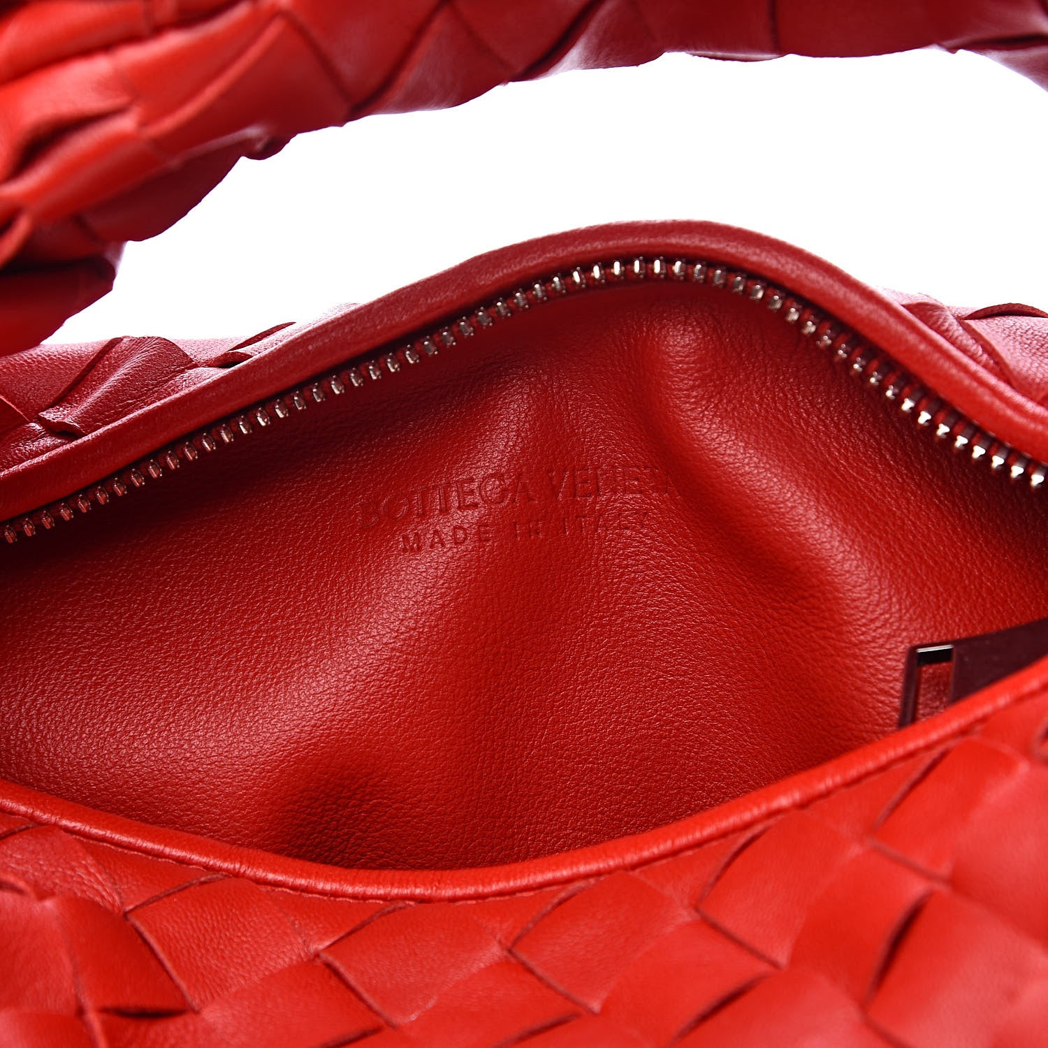 Bottega Veneta Nappa Intrecciato Mini Jodie Red 6 of 9
