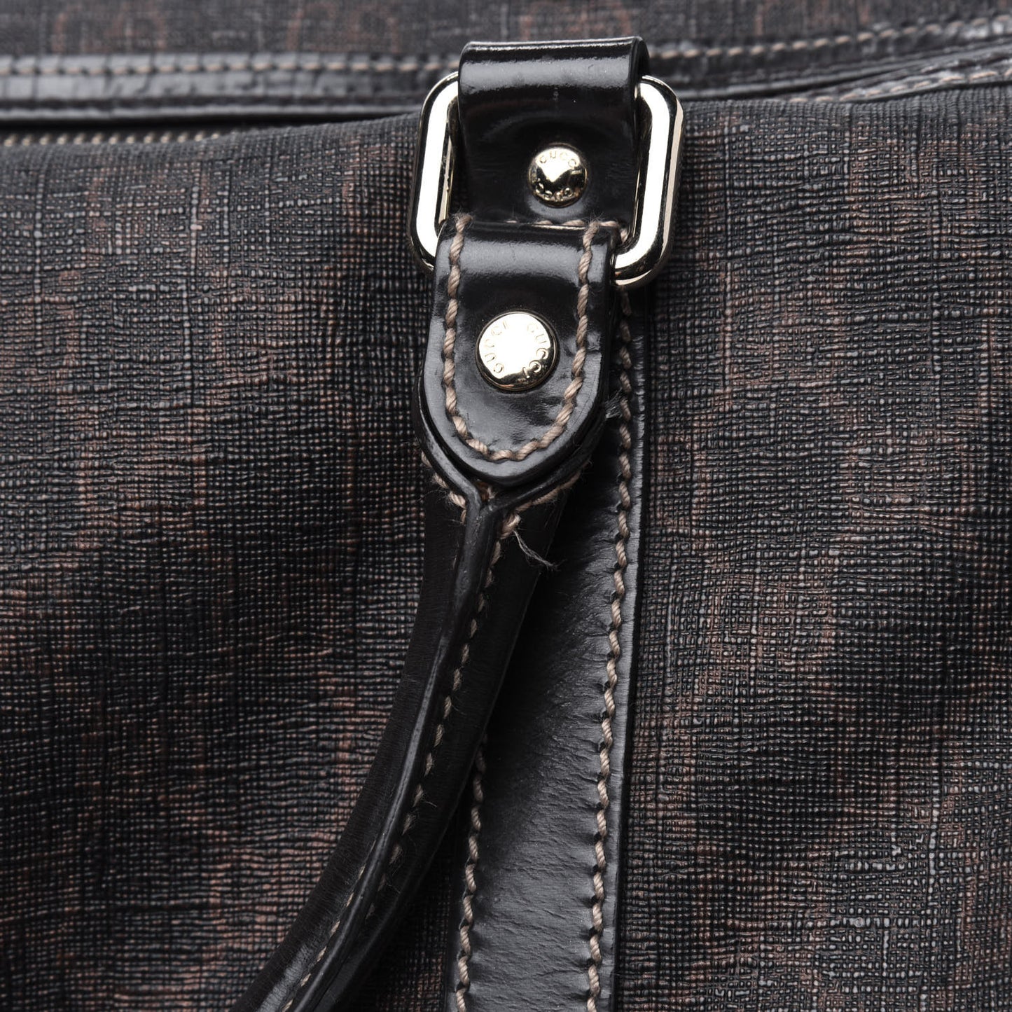 GG Plus Monogram Large Joy Boston Dark Brown