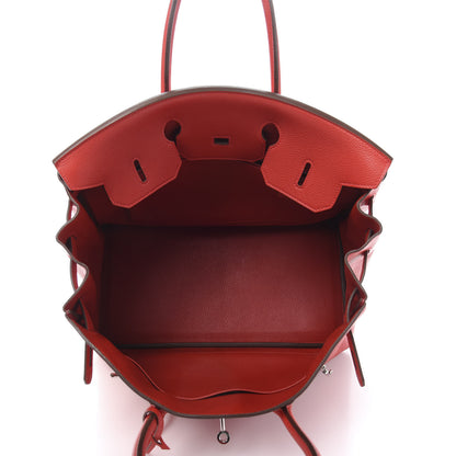 Hermes Togo Birkin 35 Vermillion 17 of 34