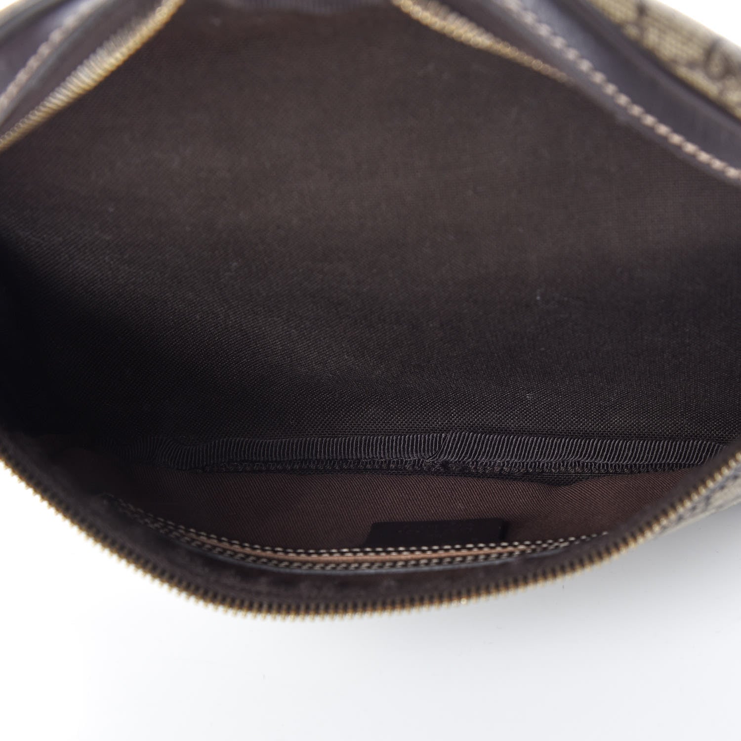 Gucci GG Supreme Monogram Belt Bag Dark Brown 6 of 8
