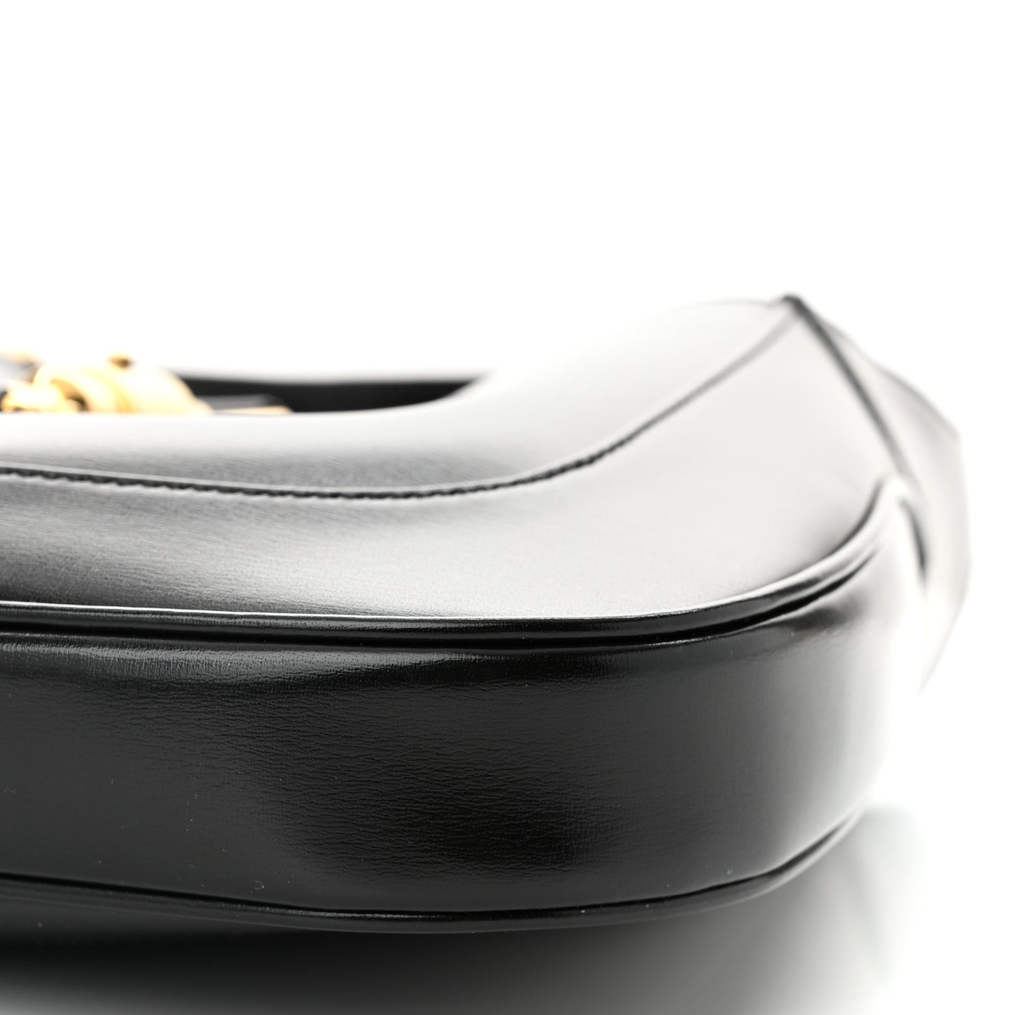 Boarded Dyana Lux Calfskin Small Jackie 1961 Hobo Black