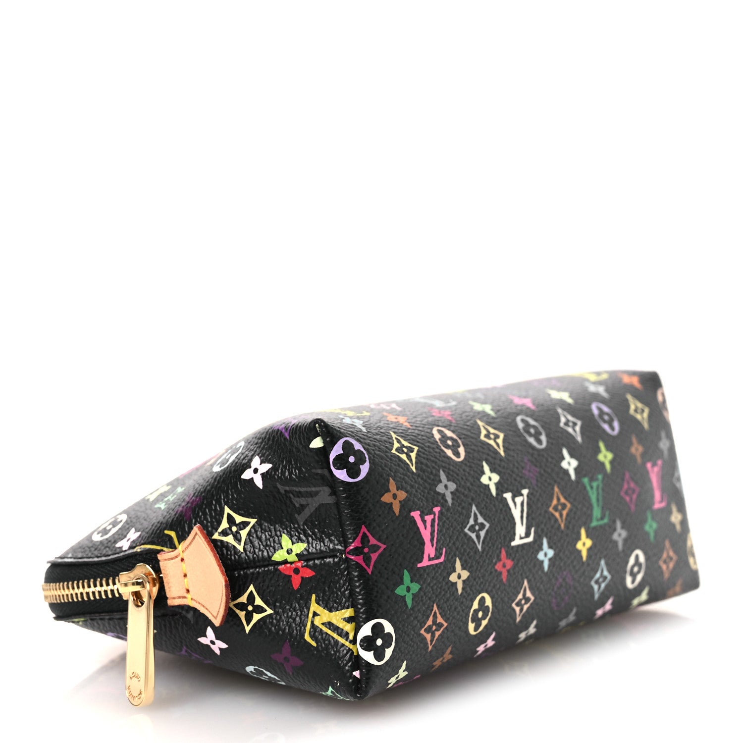 Louis Vuitton Monogram Multicolor Cosmetic Pouch Black Grenade 4 of 9