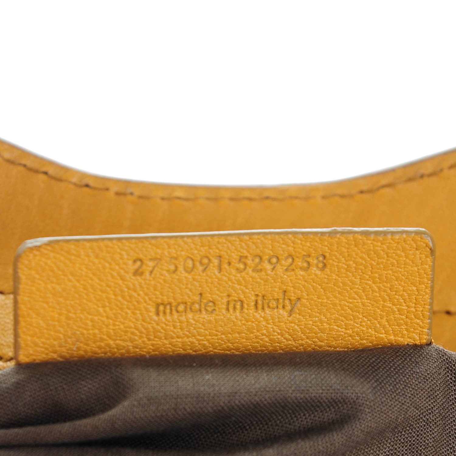 Saint Laurent Sheepskin Large Cabas ChYc Mustard 7 of 8