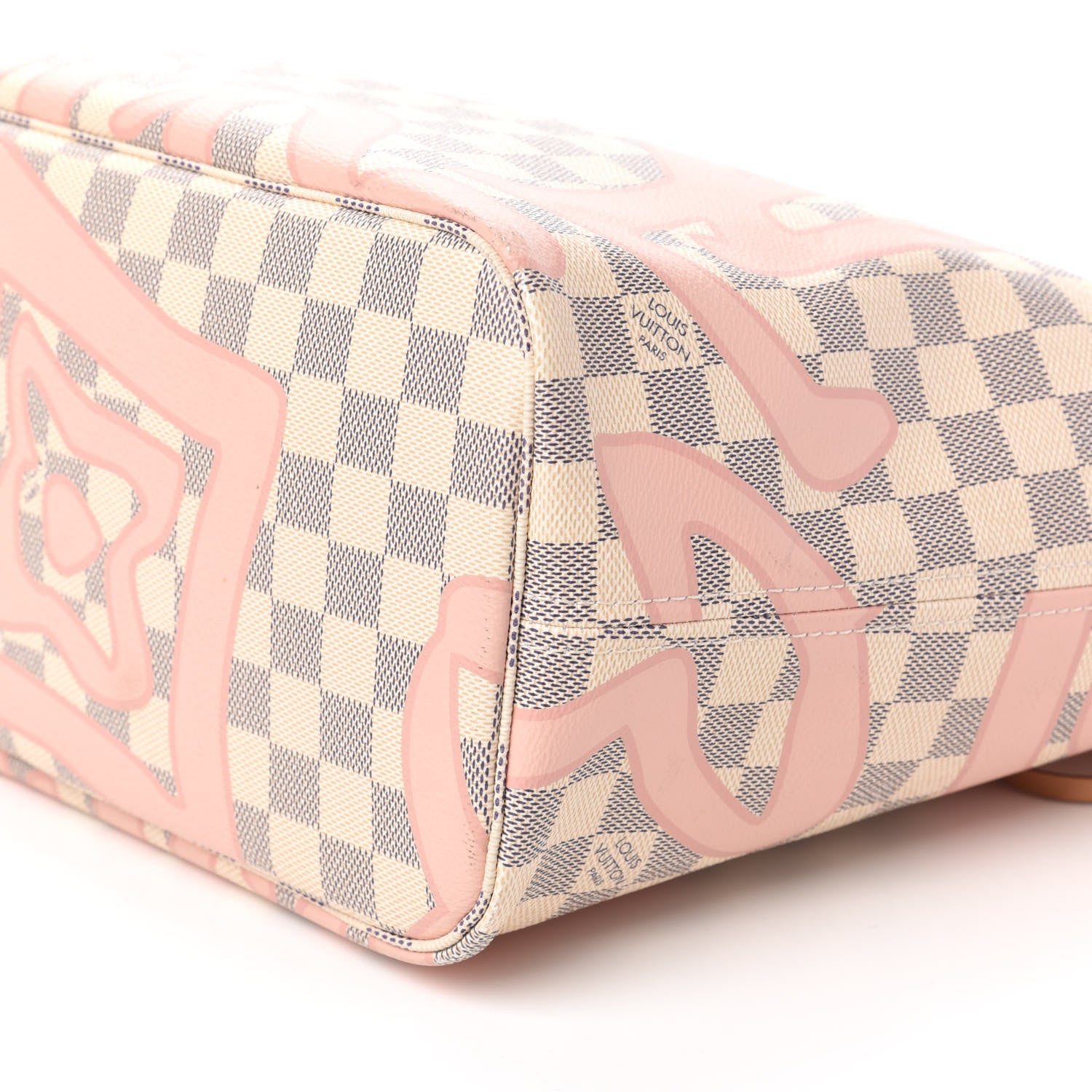 Louis Vuitton Damier Azur Tahitienne Neverfull MM 7 of 11