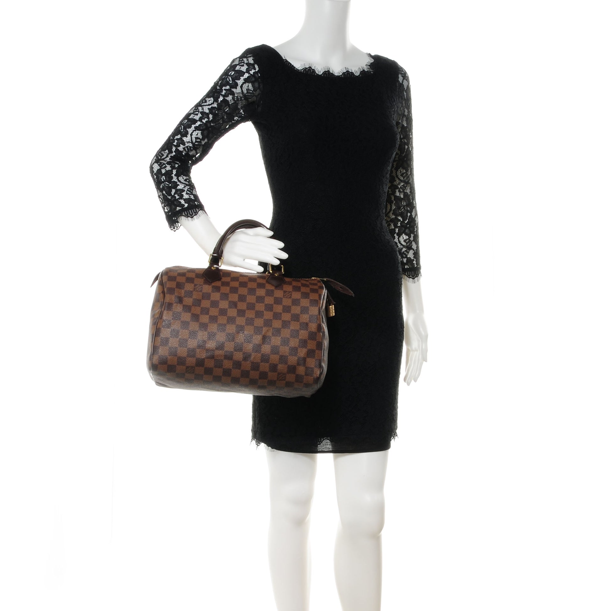 Louis Vuitton Damier Ebene Speedy 30 2 of 7