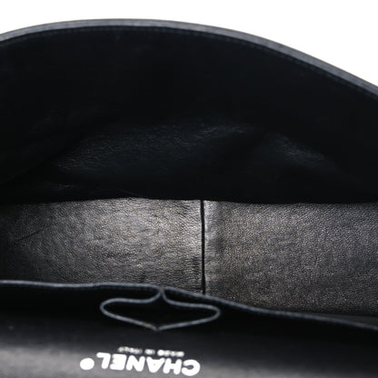 Chanel Patent Quilted Jumbo Double Flap Black 4 of 9