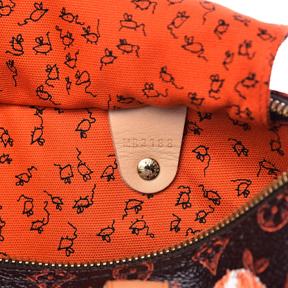 Louis Vuitton Catogram Speedy Bandouliere 30 Marron 7 of 10