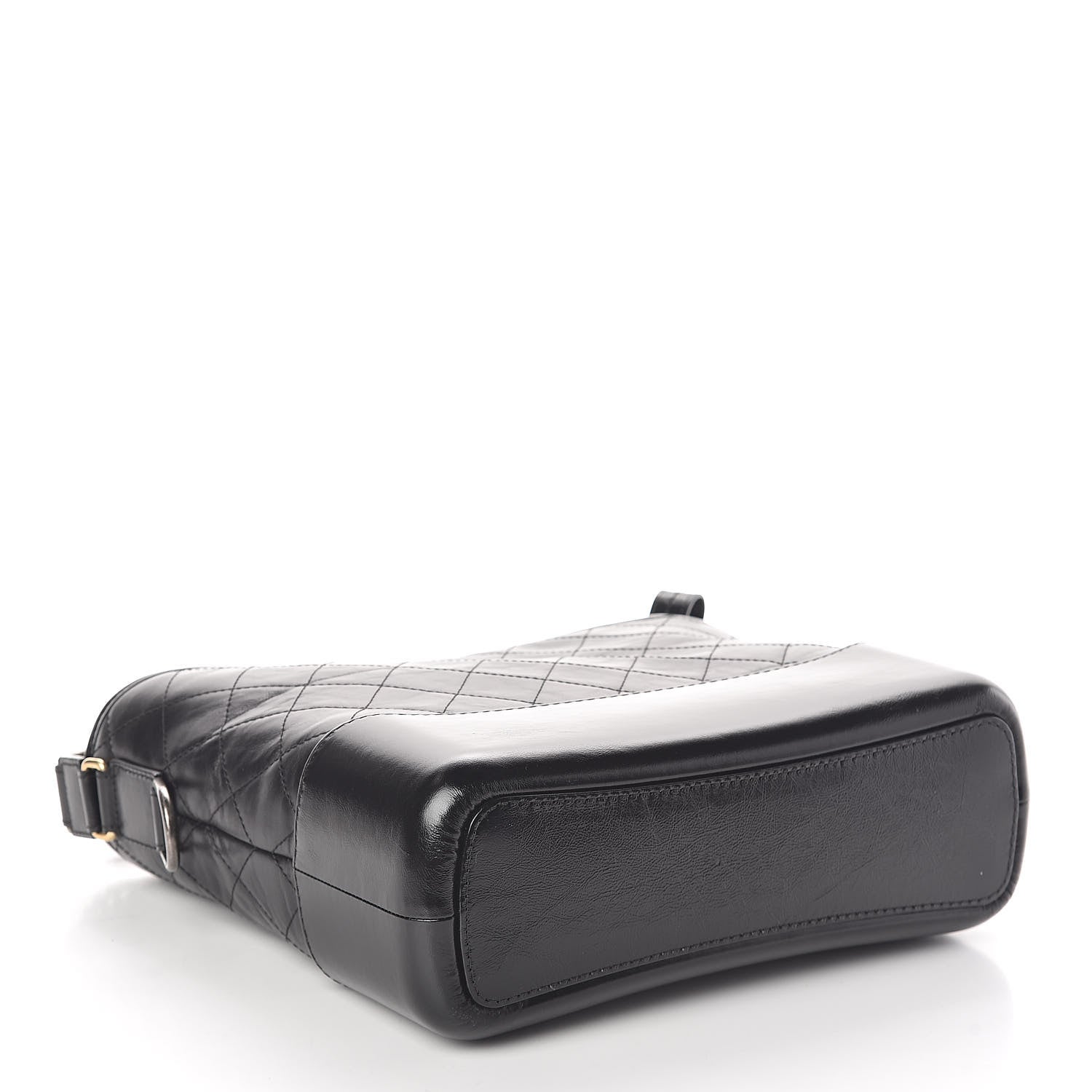 Chanel Aged Calfskin Quilted Medium Gabrielle Hobo Black 4 of 10