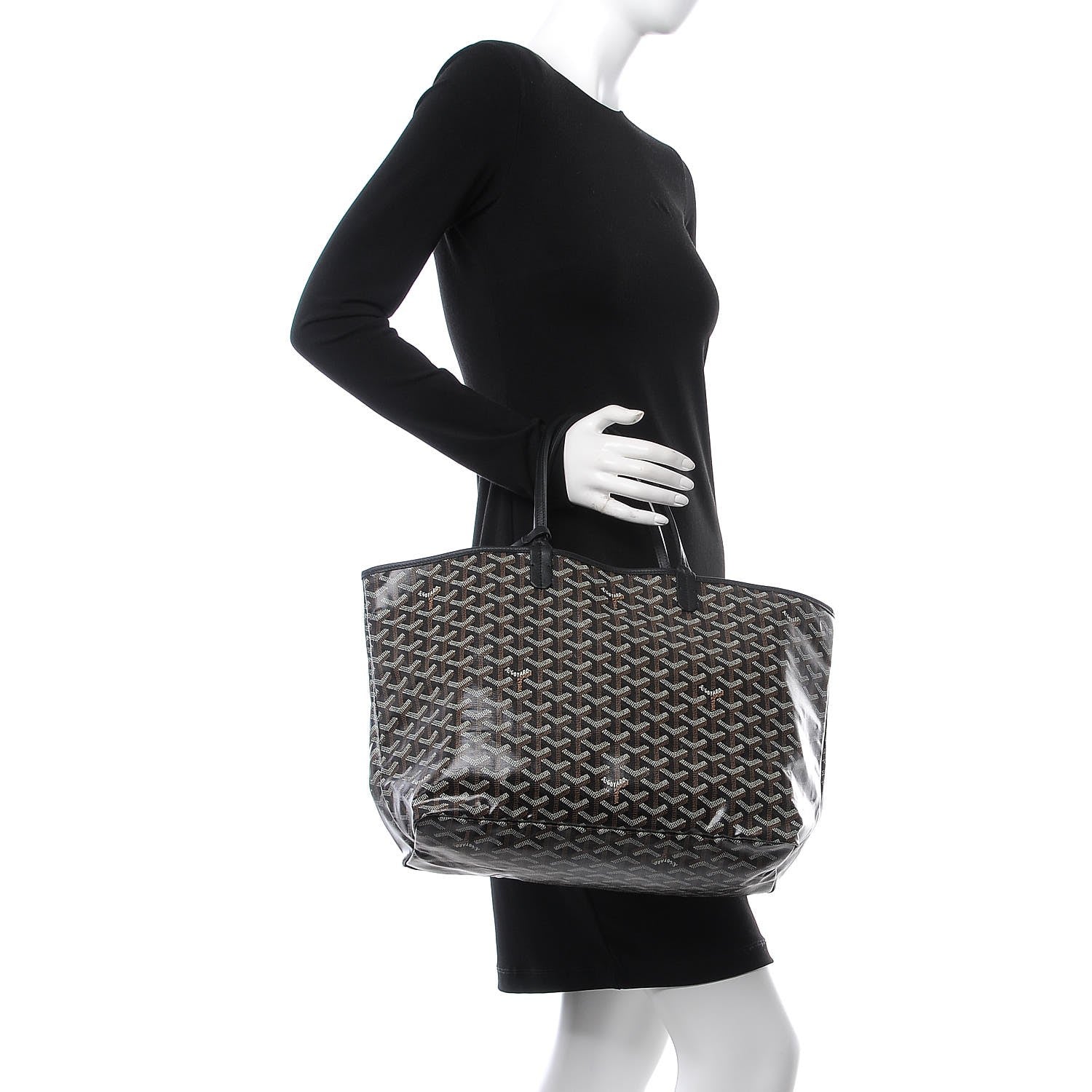 Goyard Goyardine Saint Louis PM Black 2 of 9